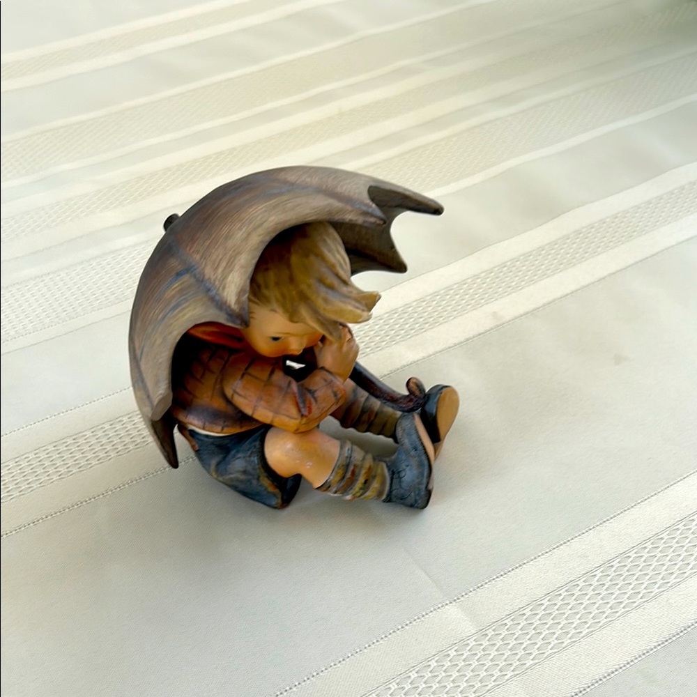 HUMMEL Boy with Umbrella Figurine